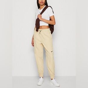 Nike butter yellow Sportswear Women's Swoosh Woven Pants Joggers